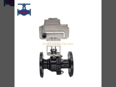 電動鋳鉄のボールバルブ